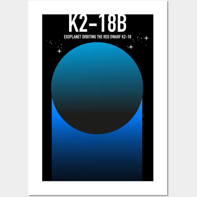 K2-18b exoplanet Wall Art by nickemporium1